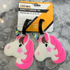Unicorn luggage tags